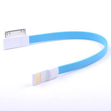 威马仕 welmax 威马仕 适用于iphone4 4s 5 5s ipad 4 air 小米 面条数据线 iphone4 4s 蓝色充电器 数据线产品图片1 it168